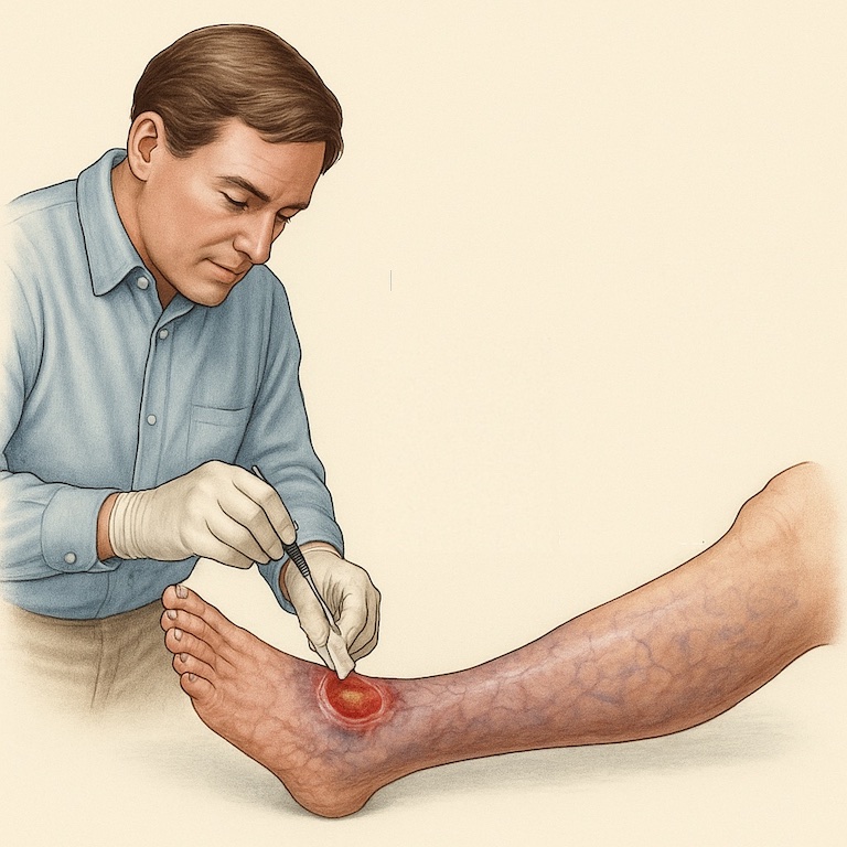 Trattamento delle ulcere cutanee